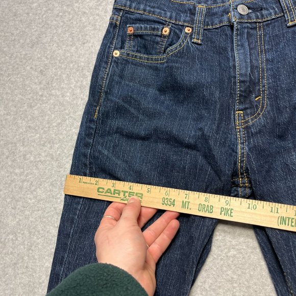 Levis Jeans Mens 29x30 Blue 527 Slim Bootcut Western Cowboy Denim (Tag 30x32) - Picture 4 of 11